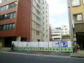 Unizo constructing hotel near Kanda Station