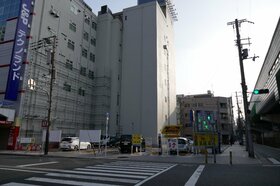 Apa developing hotel near Osaka Tsutenkaku Tower