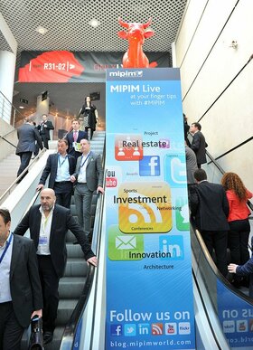 MIPIM: Attention on fusion with IT, Twitter becomes information hub