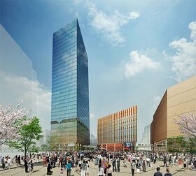 New 70,000 m2 complex on Ikebukuro's ward office site