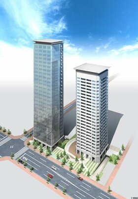 S-GRANT Develops Twin Tower with Total Floor Area of 33,000 m2 in Shibaura, Tokyo, Total Project Cost Estimated at 15 Bil. Yen