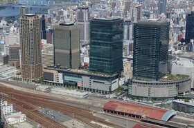 Six tenants occupying Grand Front Osaka, opened April 26