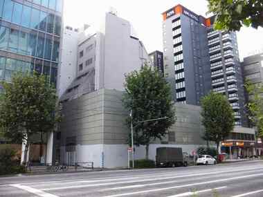 Mitsubishi developing office building in Hatchobori, Chuo-ku