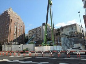 Fujita developing office building in Sendagaya, Shibuya-ku