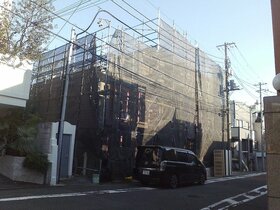 Draft renovating rental apartment building in Meguro-ku