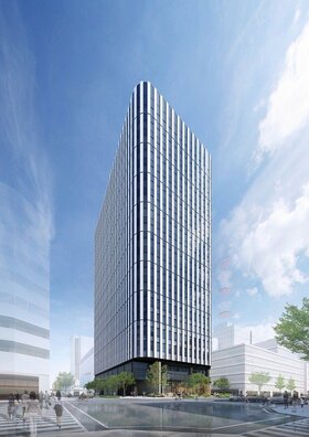 Three companies jointly developing large building in Nagoya