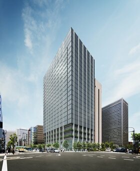 Mitsubishi starts construction in Shinbashi, Toyosu