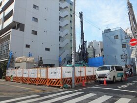 Chuo-Nittochi developing apartment building in Kuramae, Taito-ku