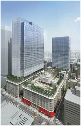 Takashimaya Nihonbashi redevelopment starting; covers 280,000 m2