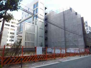 Sanwa-Juhan developing office building in Umeda, Osaka City